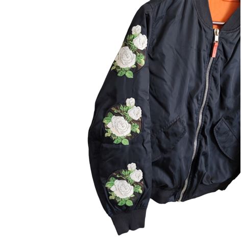 dior homme floral patch embroidered bomber jacket|Dior ss19 bomber.